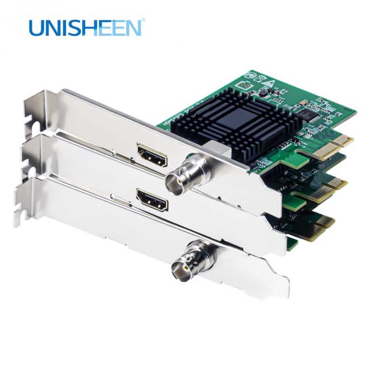 all in one place חומרה Unisheen Zero-Lag Video Capture PCIe 60FPS Vmix Streaming Live Broadcast 1080P Wirecast OBS Xsplit