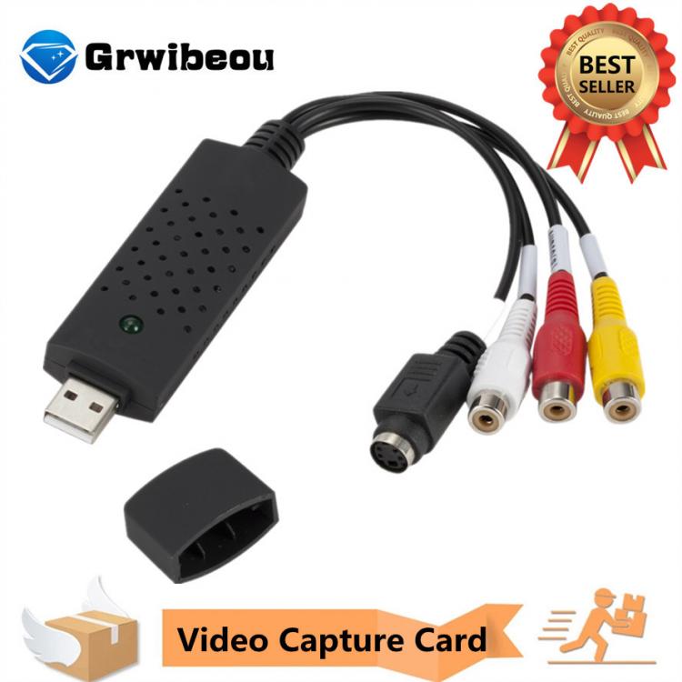 all in one place חומרה VHS to Digital Converter USB 2.0 Video Converter Audio Capture Card VHS Box VHS VCR TV to Digital Converter Support Win 7/8/10