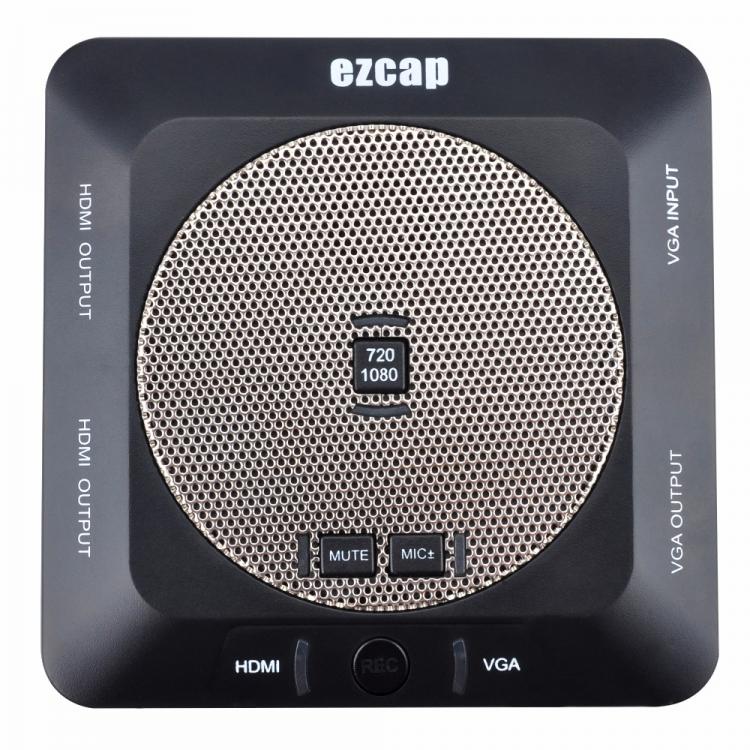 all in one place חומרה EZCAP289 New 1080P HD Video Lessons Lecture Capture/Recorder Card  HDMI/VGA Input Output Video Conference Recorder Built in Mic