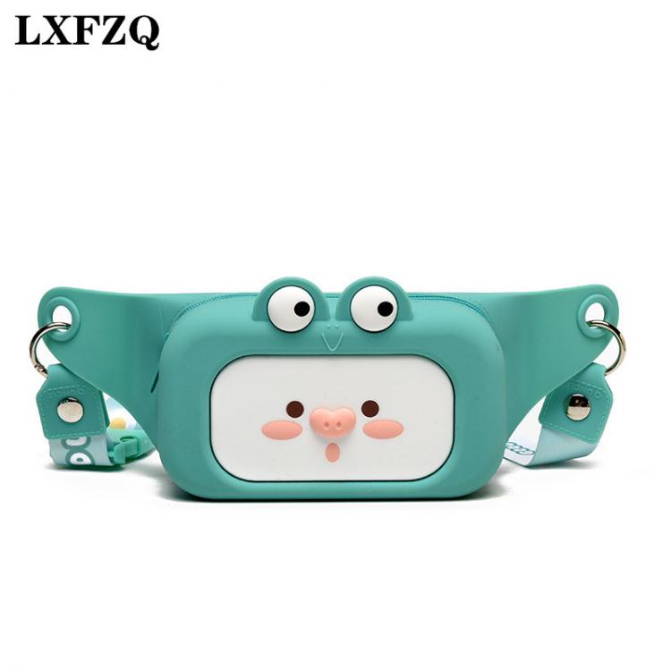 all in one place אביזרי גברים LXFZQ Silica gel  Phone Bag Waist Pack Fanny Pack Belt Bag Sac Banane Femme Money bag Hip Hop Men Chest Bag candy Portfel