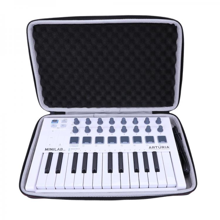 all in one place אביזרי גברים LTGEM EVA Hard Case for Arturia MiniLab MkII 25 Slim-Key Controller