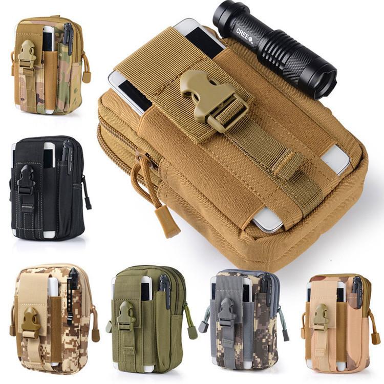 all in one place אביזרי גברים Men Tactical Molle Pouch Belt Waist Pack Bag Small Pocket Military Waist Pack Running Pouch Travel Camping Bags Soft back