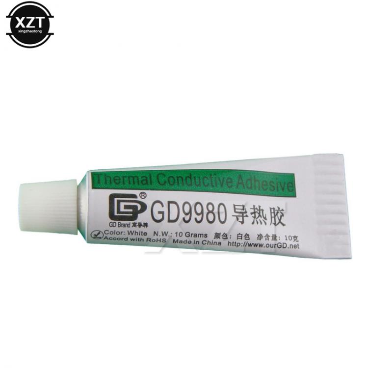 all in one place חומרה 1pcs thermal plastic GD9980 Thermally Conductive adhesive Cement Glue Heat Sink Grease Plaster with adhesive net 10g White
