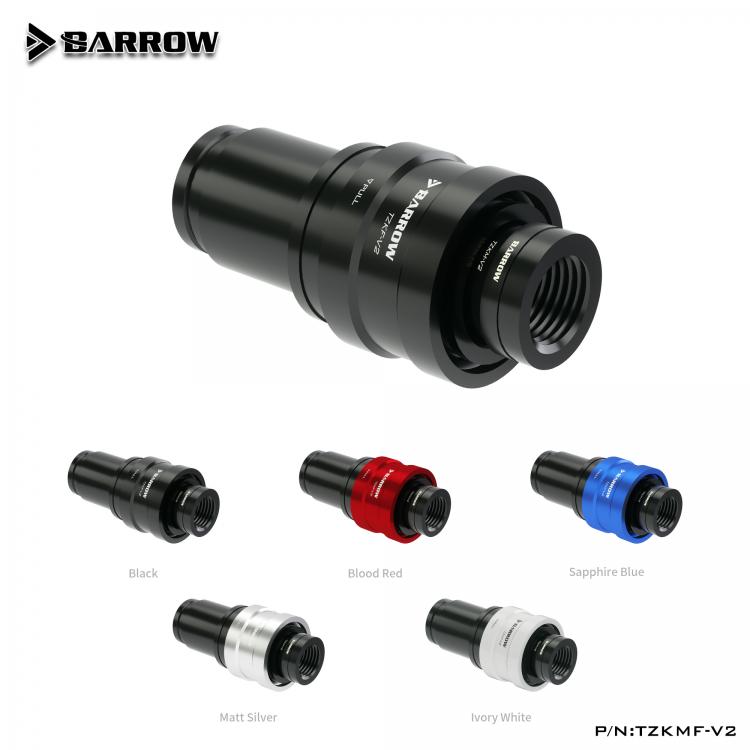 all in one place חומרה Barrow Male to Female / Bold Brass Fittings / Seal Up Lock / Quick Connector Stop Sealing / 1 Set TZKMF-V2