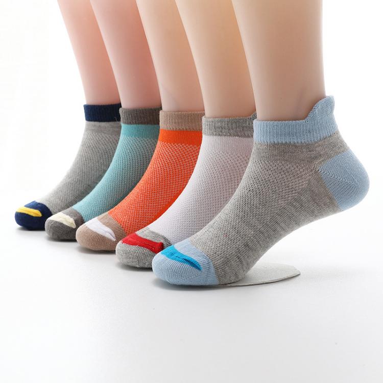 all in one place ילדים ותינוקות 5 Pairs/lot 2020 New Fashion Spring Summer Children Socks Mesh Cotton Boys Socks Girls Socks 2-15 Year Kids Casual Boat Socks