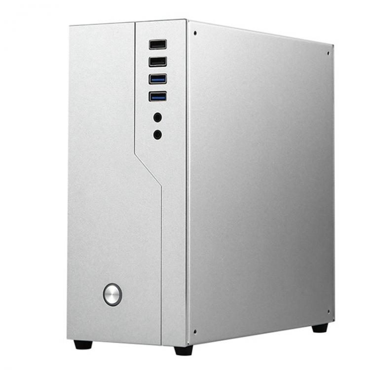 all in one place חומרה Mini ITX Computer Case All Aluminum Soft HTPC Office Single Slot PCIE Desktop