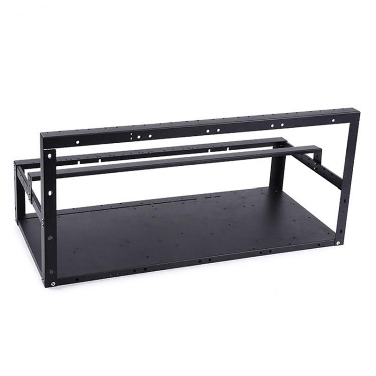 all in one place חומרה Open Air Miner 6 GPU Mining Frame Rig Case Computer ETH Frame Rig for Bitcon Miner Kit Unassembled Ethereum