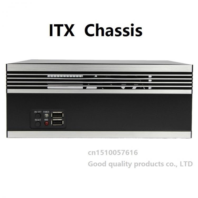 all in one place חומרה Small Computer Case Compatible  ITX Motherboard  Industrial Control Silver Panel Server Chassis