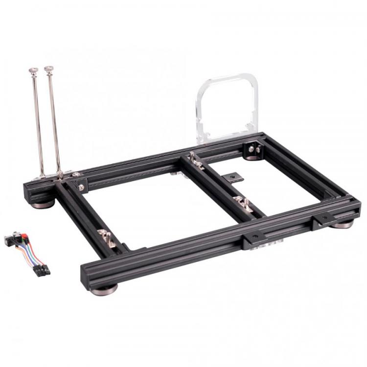 all in one place חומרה For ITX DIY Open Frame PC Case 20x20 Aluminum Computer Case Heat Dissipation Bare Building Blocks Frame For ITX Mainboard