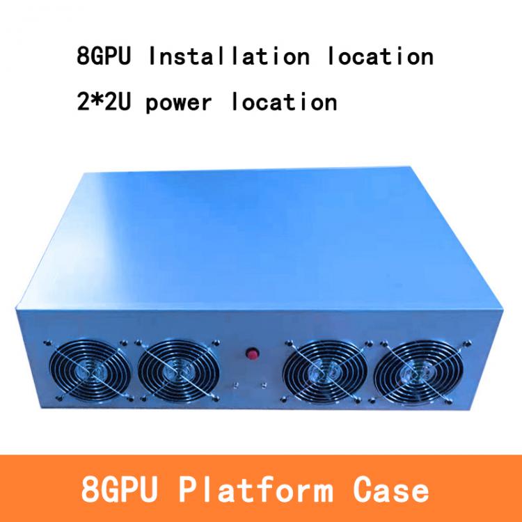 all in one place חומרה 8 GPU server case 4U  mining frame rig house platform machine for  847u motherboard ETH BTC mining case