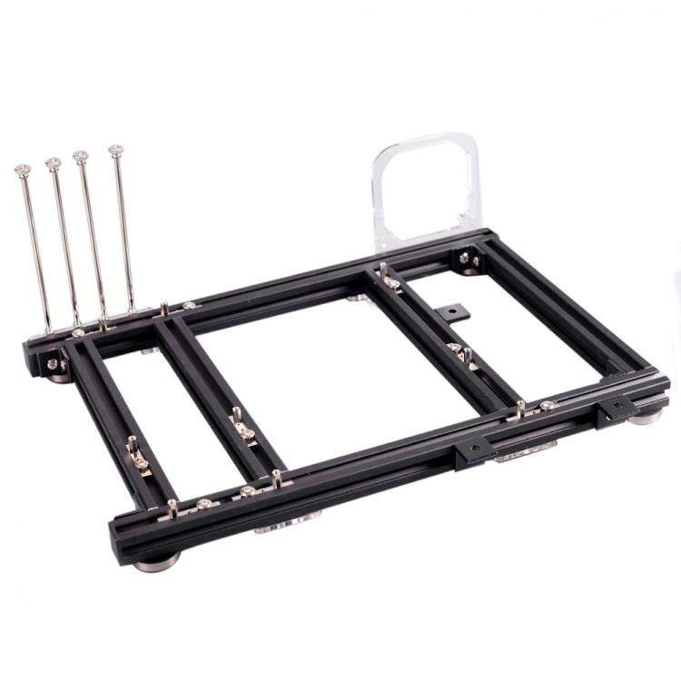 all in one place חומרה DIY PC Case Computer Open Frame 20x20 Aluminum Alloy M-ATX Computer Case Overclocking Test Platform Heat Dissipation