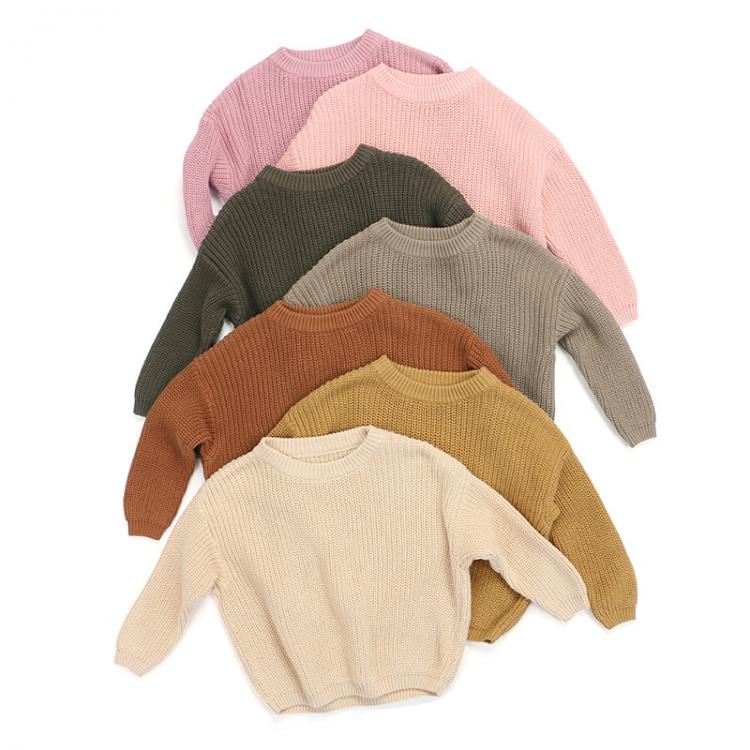 all in one place ילדים ותינוקות New Baby Girl Clothes Sweater Girls Child Winter Clothes Girls Pullover Kids Clothing Pink Knitted Sweater Soft