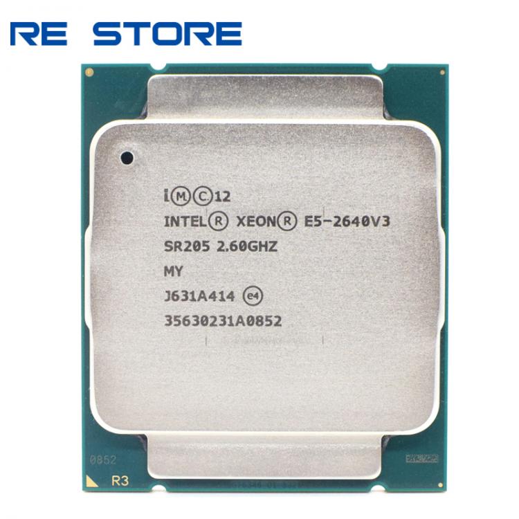 all in one place חומרה used Intel Xeon E5 2640 V3 Processor SR205 2.6Ghz 8 Core 90W Socket LGA 2011-3 CPU E5 2640V3