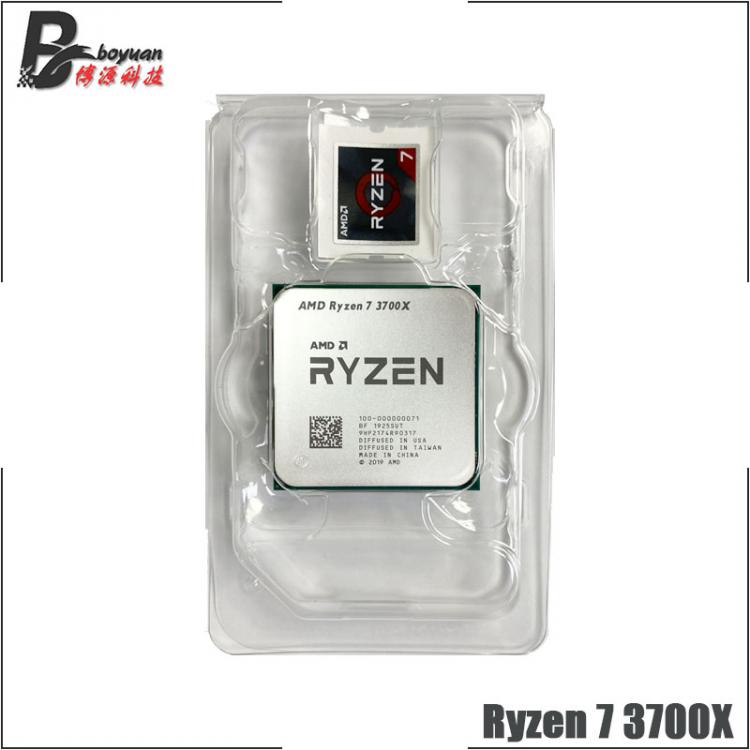 all in one place חומרה AMD Ryzen 7 3700X R7 3700X 3.6 GHz Eight-Core Sixteen-Thread CPU Processor 7NM L3=32M 100-000000071 Socket AM4 new but no fan