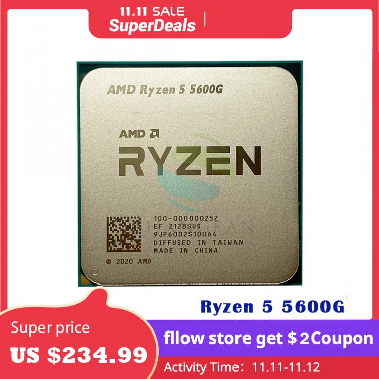 all in one place חומרה AMD Ryzen 5 5600G R5 5600G 3.9GHz Six-Core Twelve-Thread 65W CPU Processor L3=16M 100-000000252 Socket AM4 NO FAN