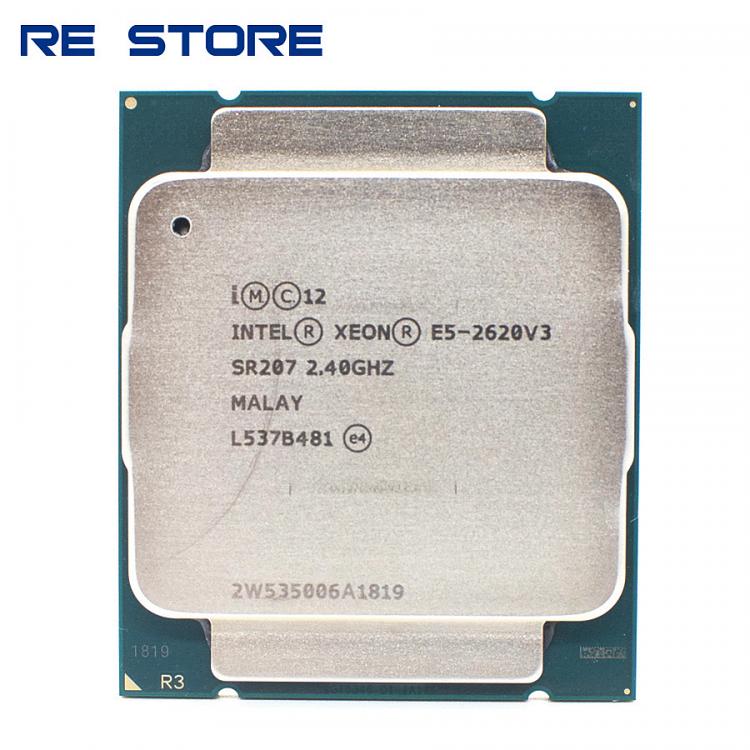 all in one place חומרה Intel Xeon E5 2620 V3 LGA 2011-3 CPU Processor SR207 2.4Ghz 6 Core 85W E5 2620V3 support X99 motherboard
