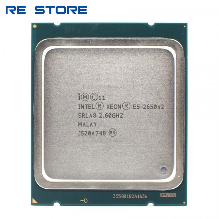 all in one place חומרה Intel Xeon E5 2650 V2 LGA 2011 CPU Processor 8 CORE 2.6GHz 20M 95W SR1A8 E5 2650V2 support X79 motherboard
