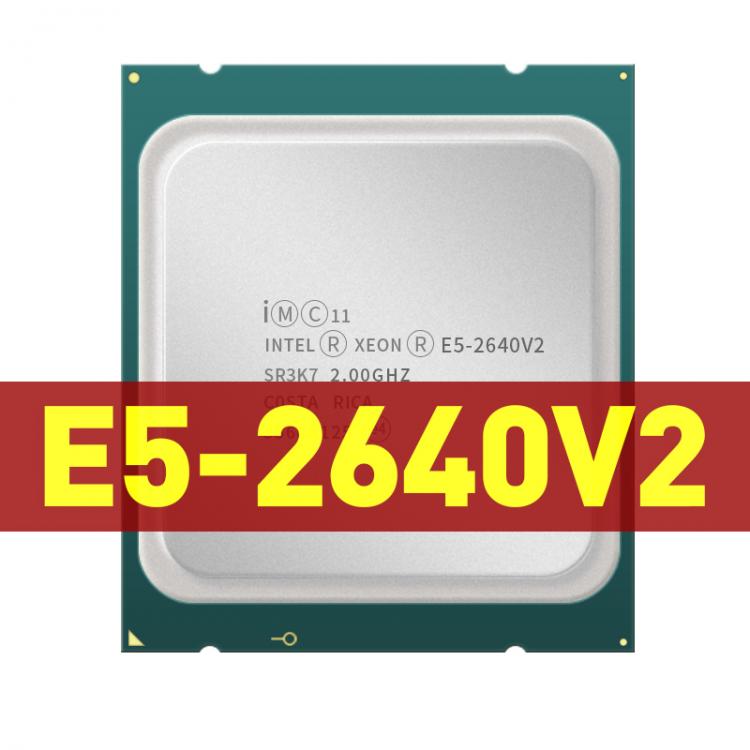 all in one place חומרה Intel Xeon E5-2640v2 E5 2640v2 E5 2640 v2 2.0 GHz Eight-Core Sixteen-Thread CPU Processor 20M 95W LGA 2011