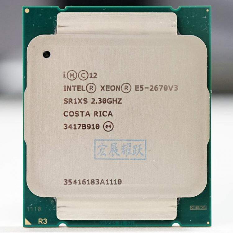 all in one place חומרה Intel Xeon Processor E5 2670 V3  CPU 2.3G Serve LGA 2011-3  E5-2670 V3 2670V3 PC Desktop processor CPU For X99 motherboard