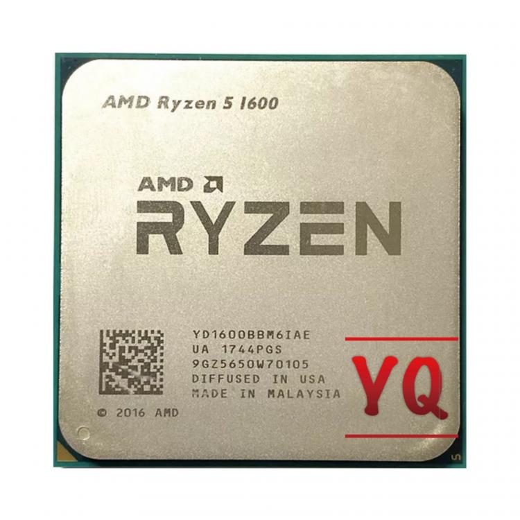 all in one place חומרה AMD Ryzen 5 1600 R5 1600 3.2 GHz Six-Core Twelve Thread 65W CPU Processor YD1600BBM6IAE Socket AM4
