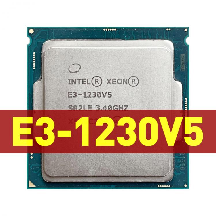 all in one place חומרה Intel Xeon E3-1230 v5 E3 1230v5 E3 1230 v5 3.4 GHz Quad-Core Eight-Thread CPU Processor 80W LGA 1151