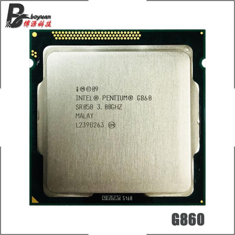 all in one place חומרה Intel Pentium G860 3.0 GHz Dual-Core CPU Processor 3M 65W LGA 1155