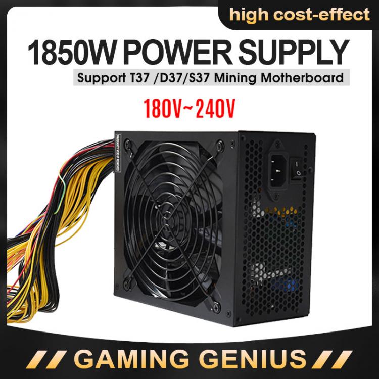 all in one place חומרה Power Supply Mining Rig ATX 1850W For Bitcoin miner Coin Ethereum 1800w Support T37 D37 S37 Mining Motherboard High Efficiency