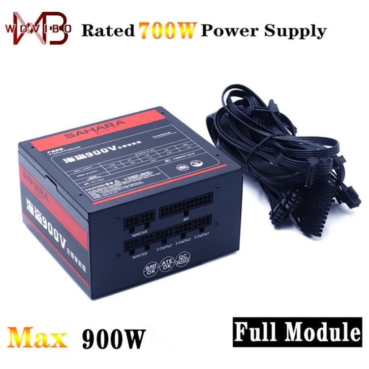 all in one place חומרה Pc Gaming Power Supply PSU Full Module Rated 700W Max 900W ATX 120mm Fan Computer fuente de alimentacion 24PIN 12V