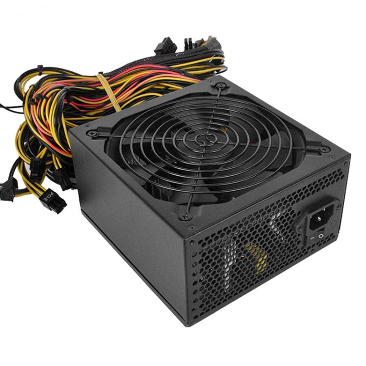 all in one place חומרה 1800W Miner Power Supply 95% High Efficiency AC 180-260V ATX Mining Power Source Support 8 CPU Card