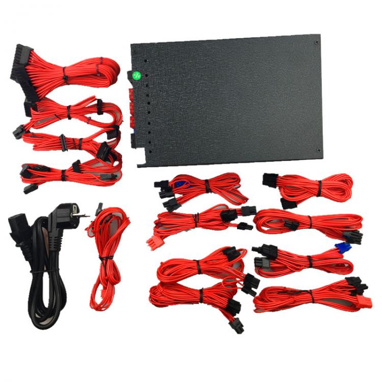 all in one place חומרה New 2000W psu ATX Mining Modular Power Supply For 8 GPU Eth Rig Ethereum Full Module 220V 110V psu for Mining BTC LTC ETC
