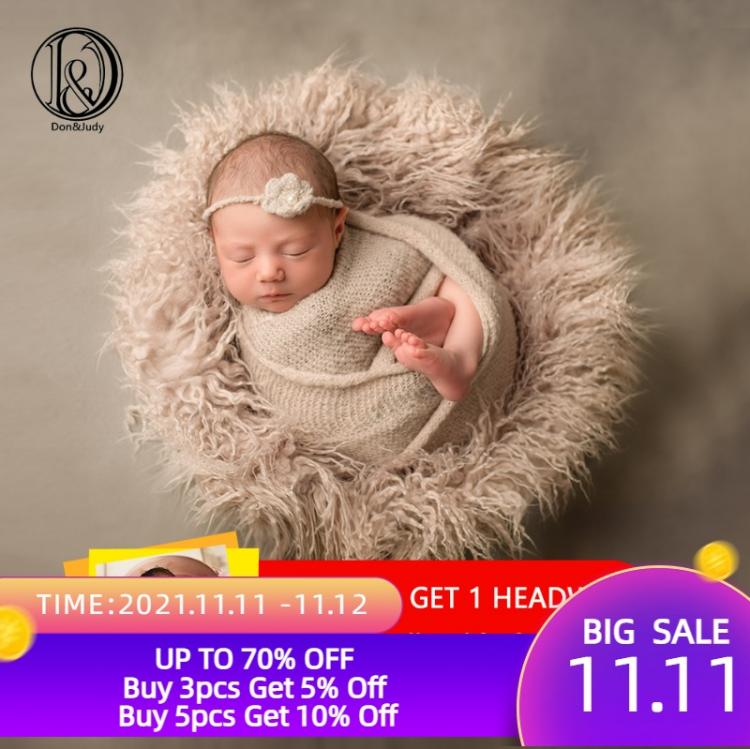 all in one place ילדים ותינוקות D&J Newborn Photography Props Soft Baby Fur Blankets Faux Fur Background Blankets Cute Infant Kids Fotografia De Baby Fotograf