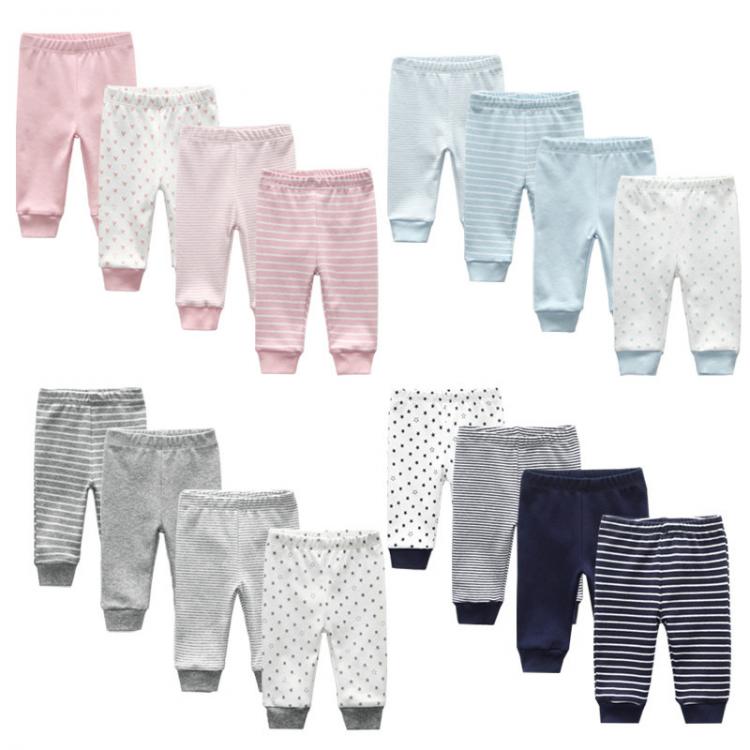 all in one place ילדים ותינוקות 3/4PCS/LOT  Newborn Pants Cartoon four seasons Baby 100%Cotton Soft Girl Pants Baby Boy trousers Pants 0-24M