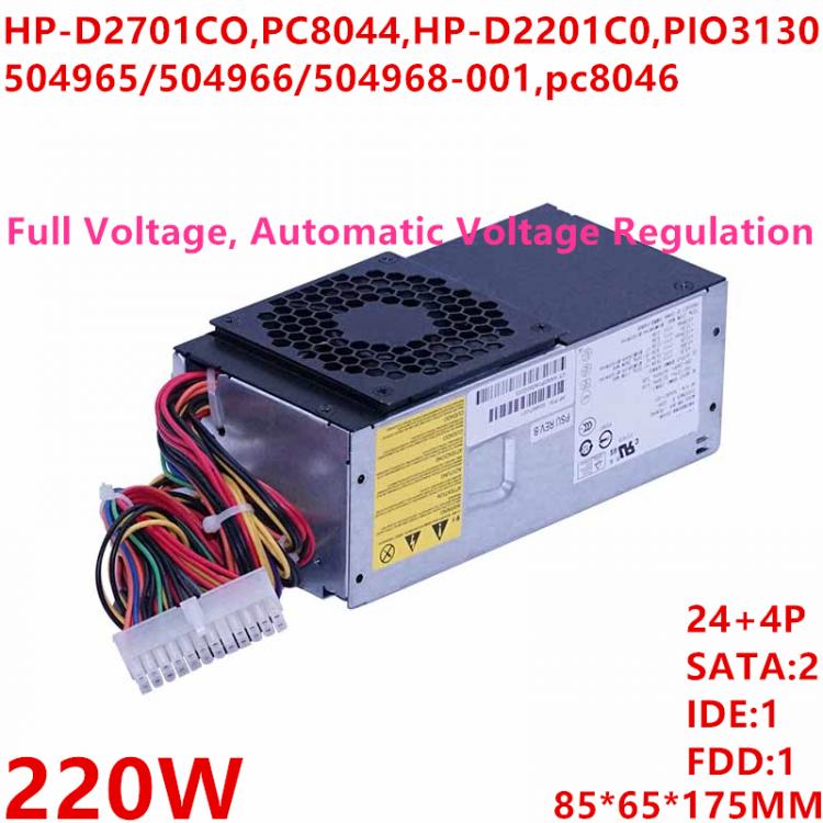 all in one place חומרה New OriginalPSU For HP TFX S5000 5118 5716 5721 220W Power Supply HP-D2701CO PC8044 HP-D2201C0 PIO3130 PC8045 pc8046 TFX0220D5WA