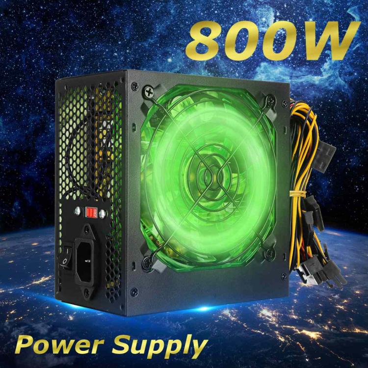 all in one place חומרה 220V 800W Max PC Power Supply 12cm LED silent Fan with Intelligent temperature control Intel AMD ATX 12V for Desktop computer