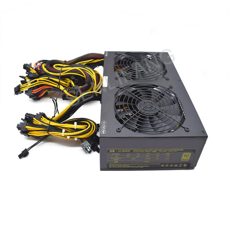 all in one place חומרה Mining High Power 3600W ATX  Bitcoin Miners PSU PC power Supply 12 card Miner mining rig 180-240V pico psu BTC ETC