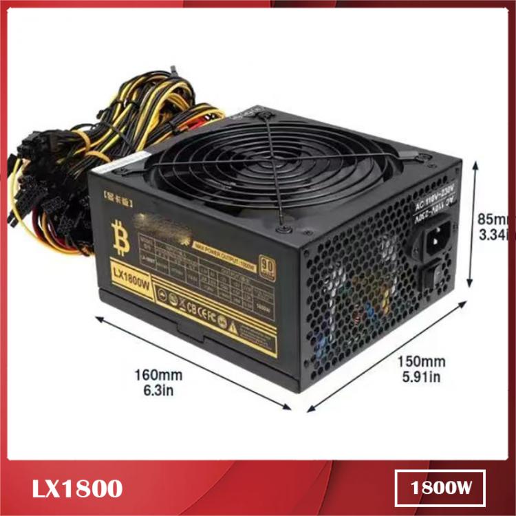 all in one place חומרה For JULONGFENGBAO LX1800W Dedicated Power Supply 1800W 180-240V 20+4PIN*1 IDE*5 SATA*8 6+2PIN*16 100% Test Before Shipment