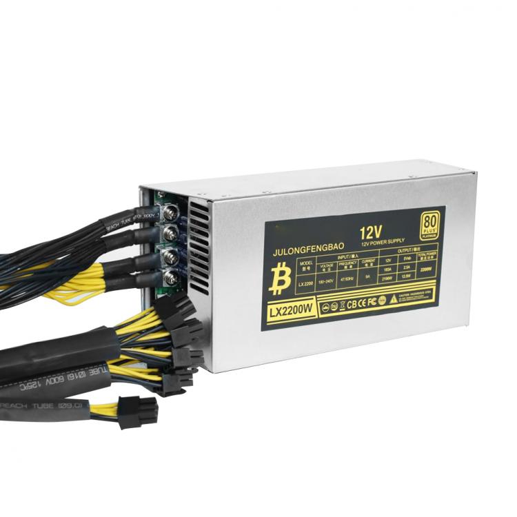 all in one place חומרה 2000W Desktop ETH power supply unit with high efficiency 6Pin for Bitcoin Mining Machine Power Supply Single Channel Power Suppl