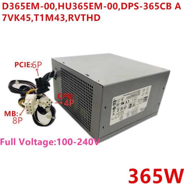 all in one place חומרה New Original PSU For Dell 3020 9020 7020 3620 8Pin 365W Power Supply D365EM-00 HU365EM-00 DPS-365CB A HK465-11PP 07VK45 0T1M43