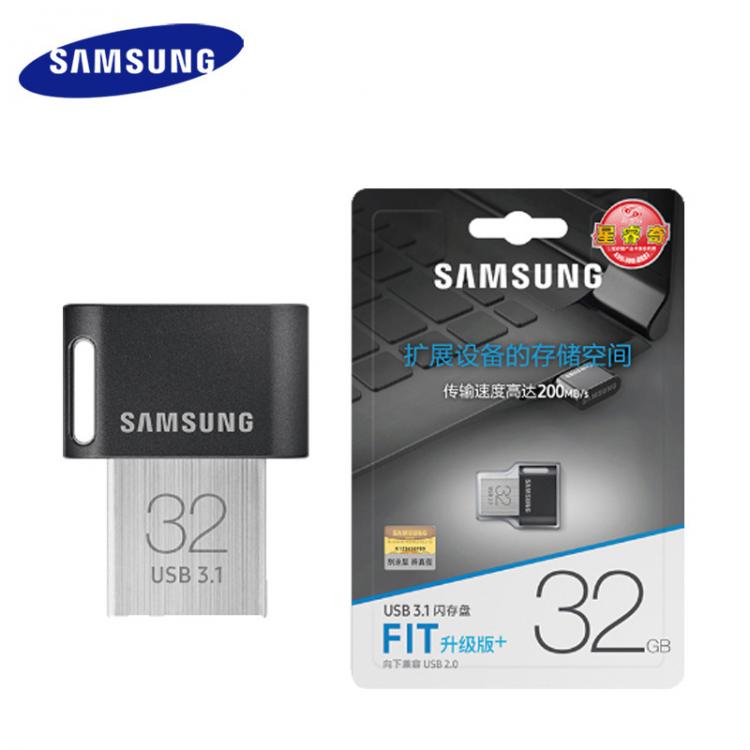 all in one place ציוד היקפי Original SAMSUNG FITplus USB 3.1 Flash Drive Pen Drive 32GB 64GB 128GB 256GB mini usb Memory Stick Device U Disk Tiny Flashdrive