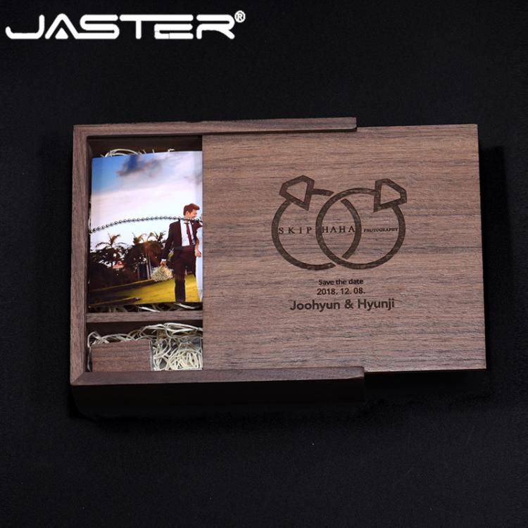 all in one place ציוד היקפי JASTER 2.0 Crystal USB+Wood Box Flash Drive Memory Stick Pen Drive 4GB 8GB 16GB 32GB 64GB U Disk Gifts USB Flash Drives فلاش