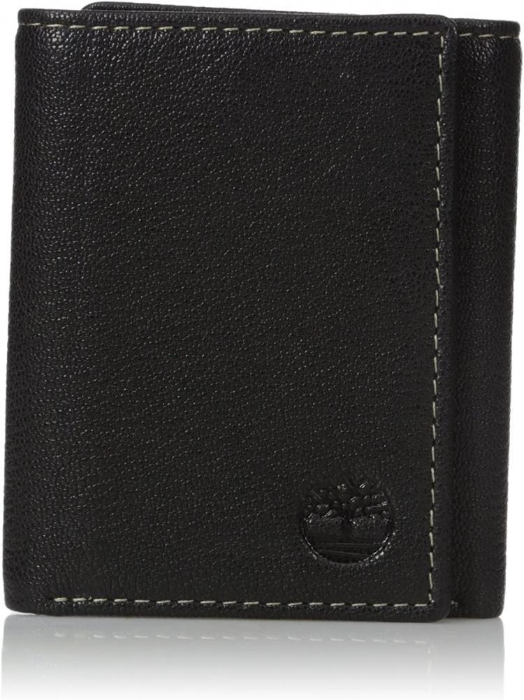 all in one place אביזרי גברים Timberland Men's Genuine Leather RFID Blocking Trifold Wallet