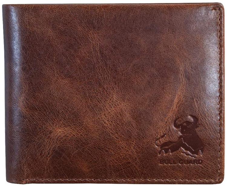 all in one place אביזרי גברים Mens RFID Blocking Bifold Wallet Soft Genuine Leather Brown Western