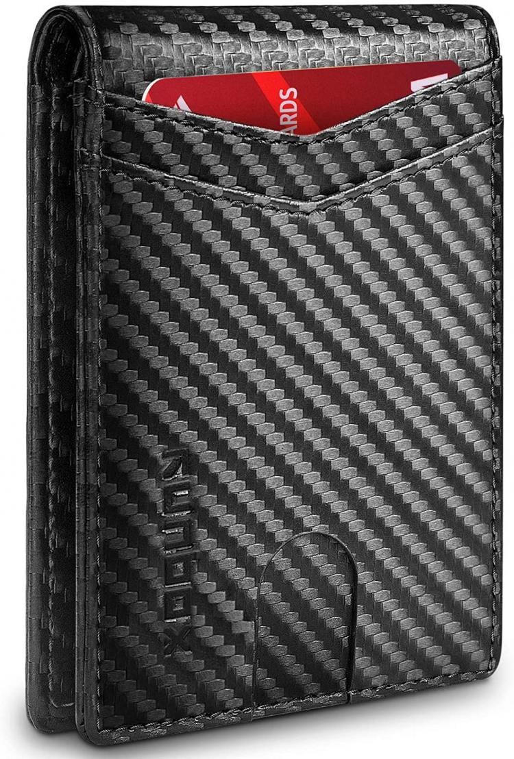 all in one place אביזרי גברים RUNBOX Slim Wallets for Men with RFID Blocking & Minimalist Mens Front Pocket Wallet Leather