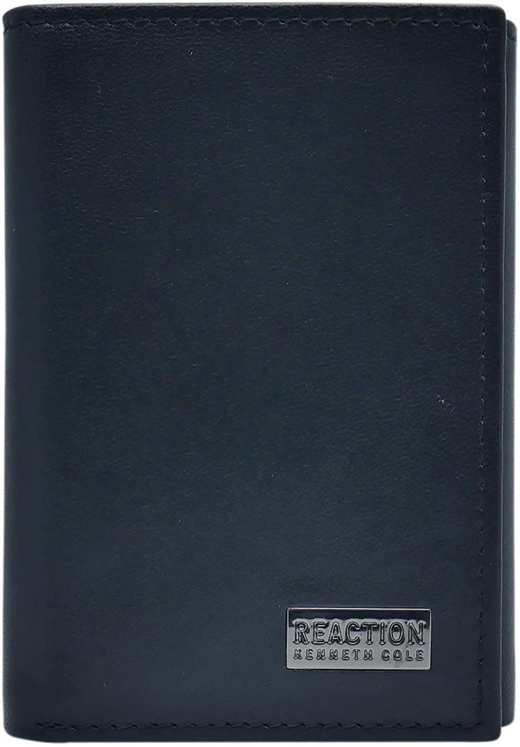 all in one place אביזרי גברים Kenneth Cole REACTION Men's Wallet - RFID Genuine Leather Slim Trifold with ID Window and Card Slots