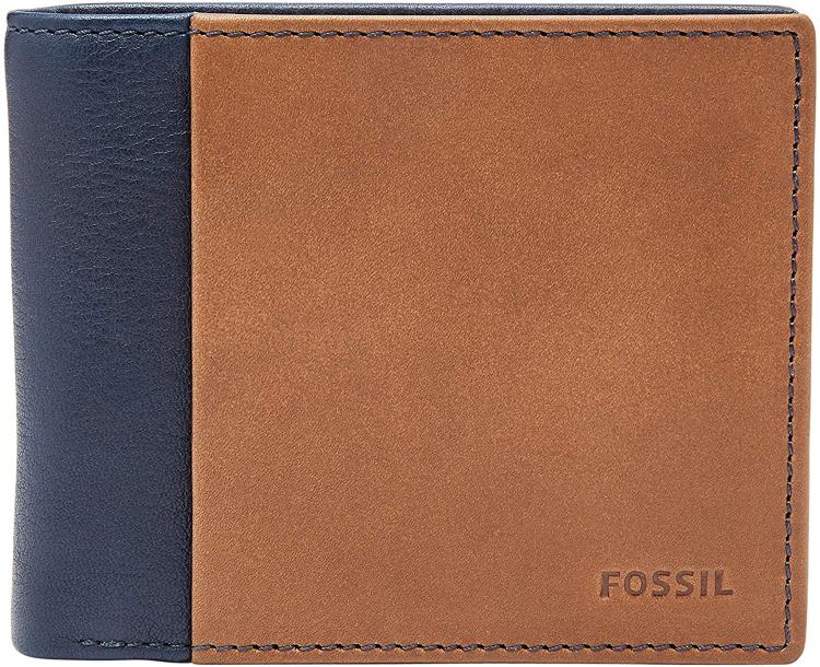 all in one place אביזרי גברים Fossil Men's Ward RFID-Blocking Leather Bifold Wallet