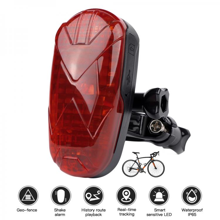 all in one place אלקטרוניקה TKSTAR GPS Tracker Bike Waterproof Taillight Design Vibrate Drag Alarm Mini GPS Tracker for Bike Bicycle Geo-fence SOS Free APP
