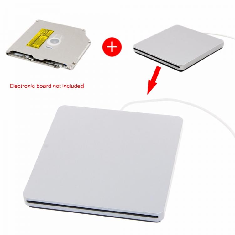 all in one place ציוד היקפי External USB CD DVD RW Drive Enclosure Case for Macbook Pro Air Optical Drive