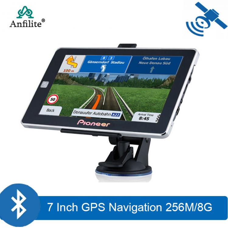 all in one place אלקטרוניקה 7 inch truck bluetooth AVIN DDR 256M 8GB gps navigator MTK vehicle windows CE 6.0 GPS Navigation with rear view camera