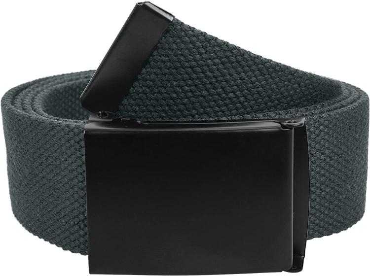 all in one place אביזרי גברים Gelante Fully Adjustable Canvas Web Belt with Black Flip Top Buckle 50'' Long