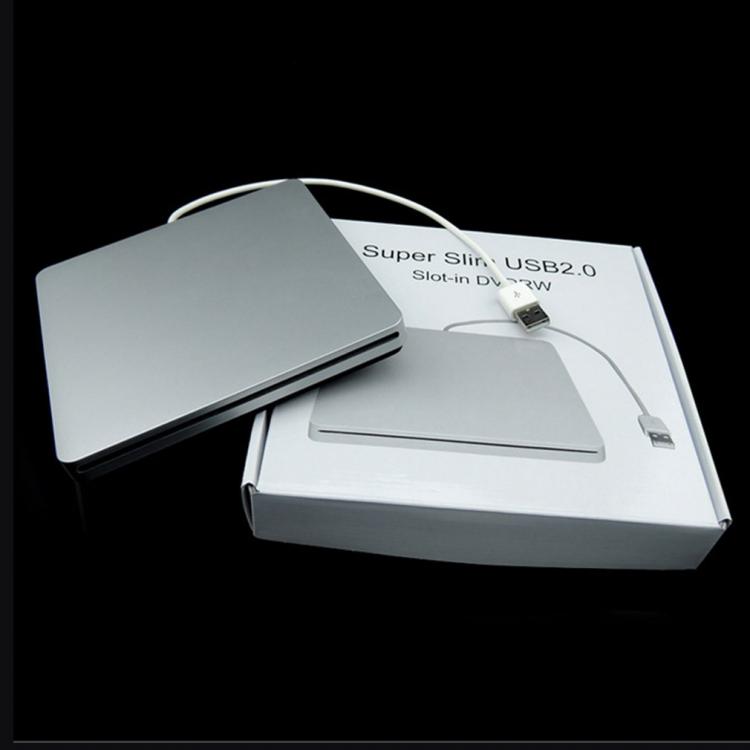 all in one place ציוד היקפי DVD-RW Laptop External DVD Burner Drives Box Enclosure Case Suction Super Slim USB 2.0 Slot DVD Portatil Drive blu ray